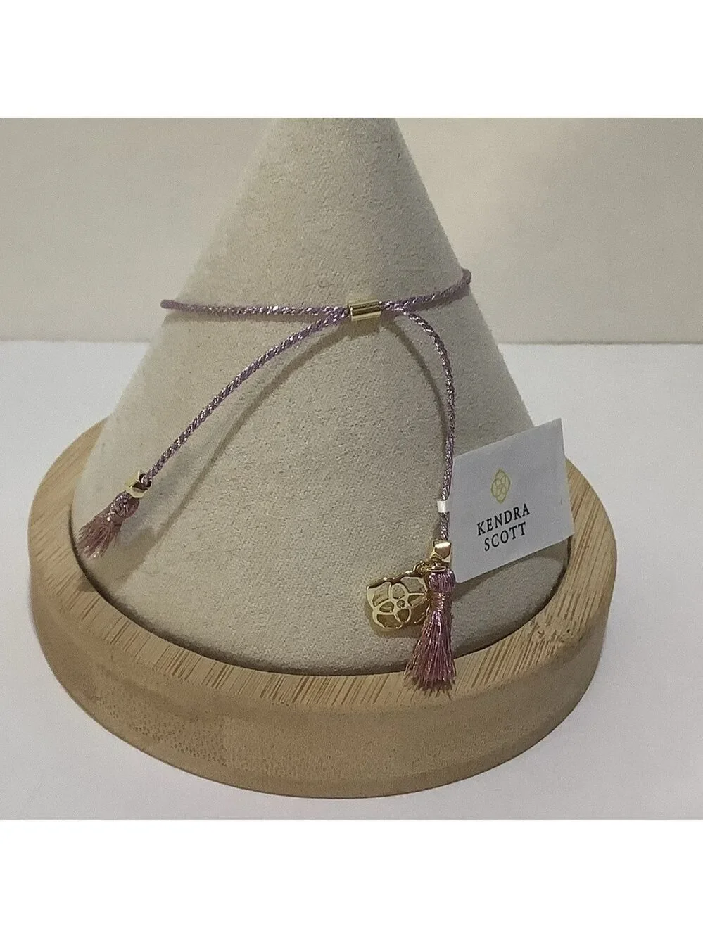 Kendra Scott Gold Lilac Abalone Everlyne Friendship Bracelet New